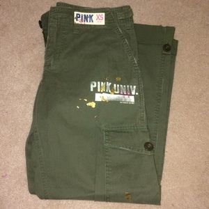 Victoria's Secret Pink University XS Cargo Pants